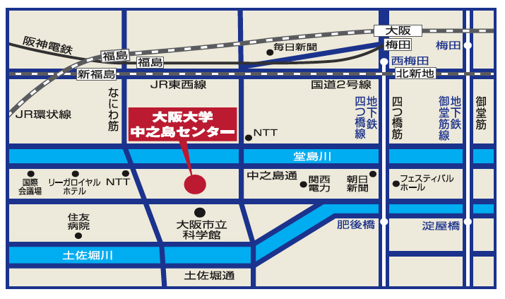 中之島センター地図